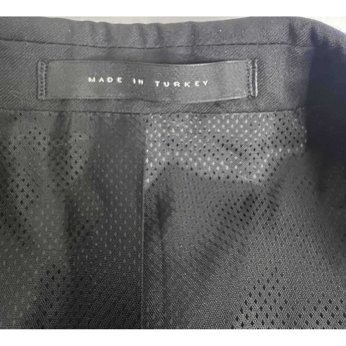 Hugo Boss Blazer Mens 40 Regular Black Guabello Super 120 Wool Sport Coat Jacket — image 7 of 8